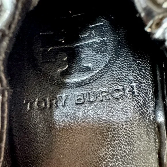 Tory Burch Shoes Reva Flats Black Patent Leather - Picture 7 of 8